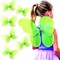 Butterfly Craze Girls' Fairy, Angel, or Butterfly Wings Costumes & Dress Up Collection: Set of 6, Magical Delights, Favors or Supplies for Kids, Make Your Little One's Birthday Party Special, Green
